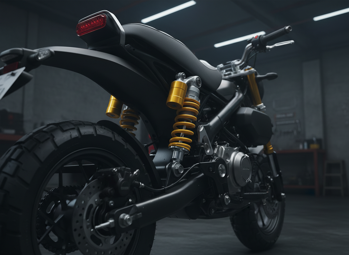 Honda Monkey rear suspension