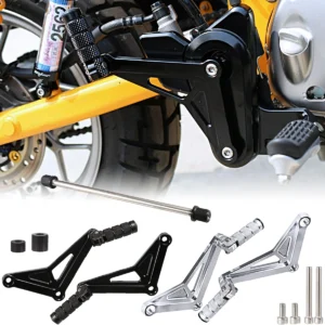 Motorcycle Rear Passenger Footrest Foot Pegs Bracket For Honda 2018-2023 Monkey 125