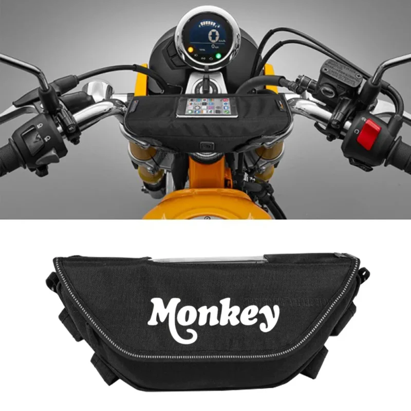 For honda monkey 125 2018-2023 Waterproof motorcycle handlebar travel navigation