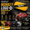 Front Brake Fluid Reservoir Cover (Monkey Logo) – CNC Aluminum Cap for Honda Monkey 125 (2018–2025)