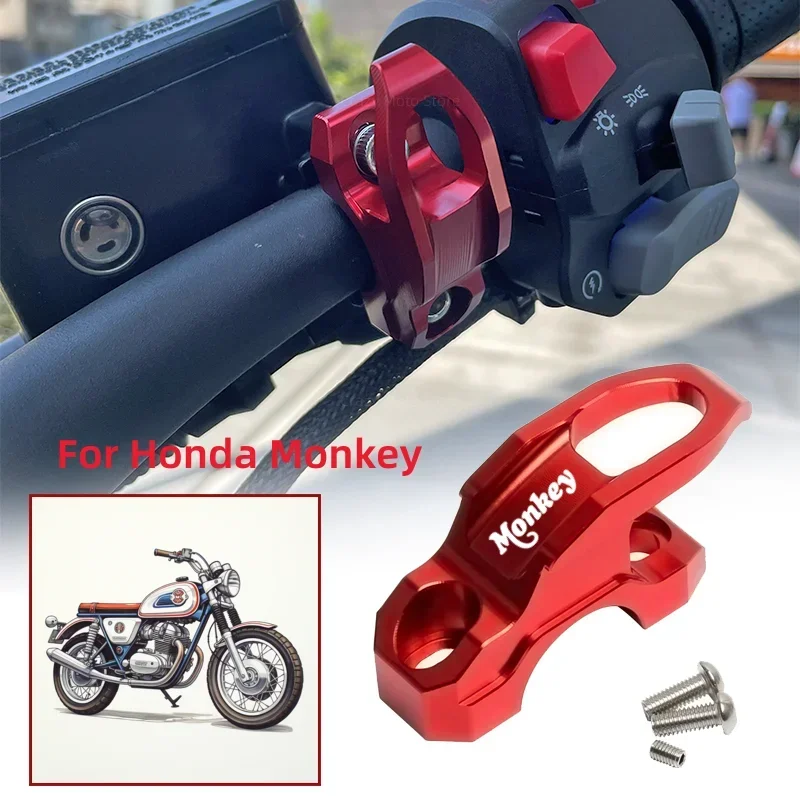 Honda Monkey 125 Brake Master Cylinder Bracket w/ Helmet Hook & Bag Holder
