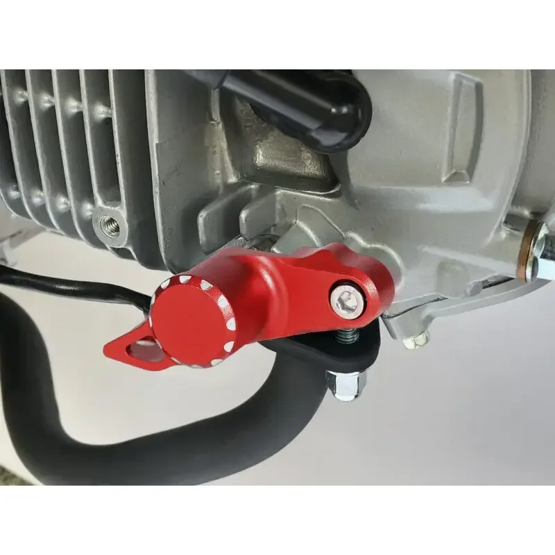 CNC Aluminum O2 Sensor Guard with Monkey Logo — Honda Monkey 125 / Grom / MSX / CT125