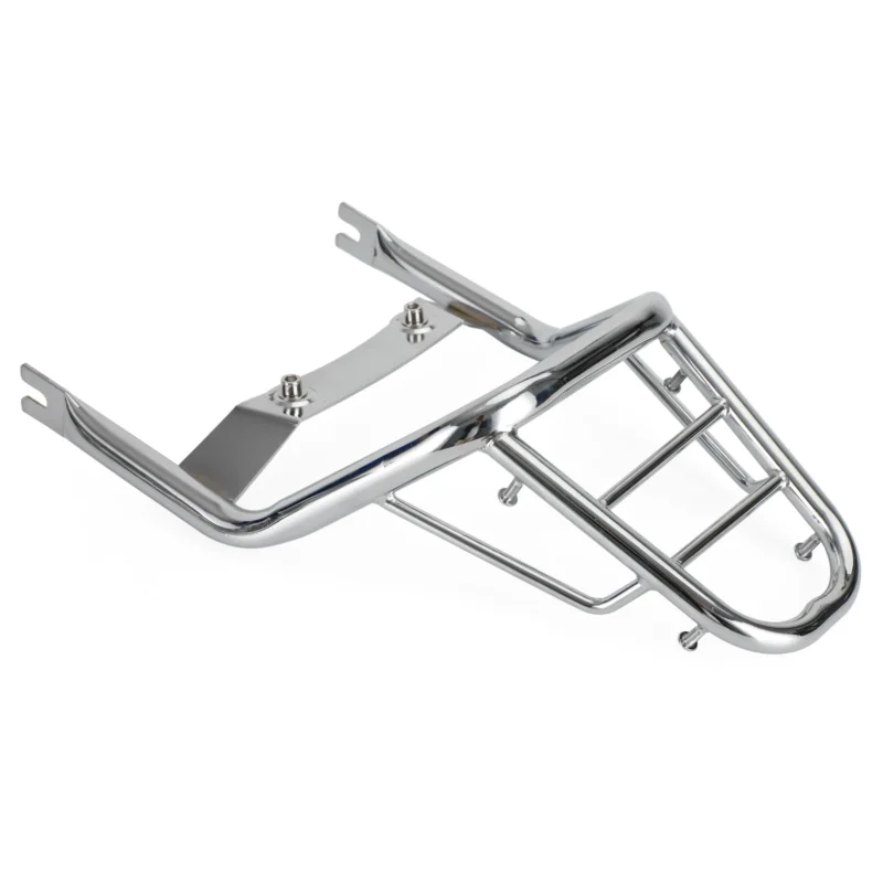 Chrome Rear Luggage Rack Carrier – Honda Monkey 125 (2018–2022) Heavy-Duty Steel Cargo Rack